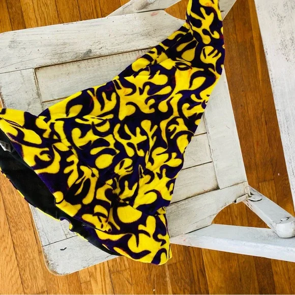 Carnival hat purple & yellow - Picture 1 of 5